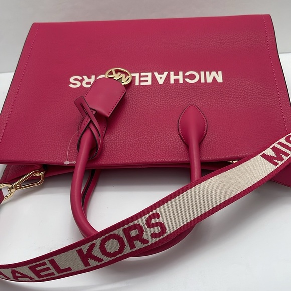 Michael Kors Mirella Md East West Pebbled Leather Tote Shopper MK EW
Electric - Picture 6 of 16